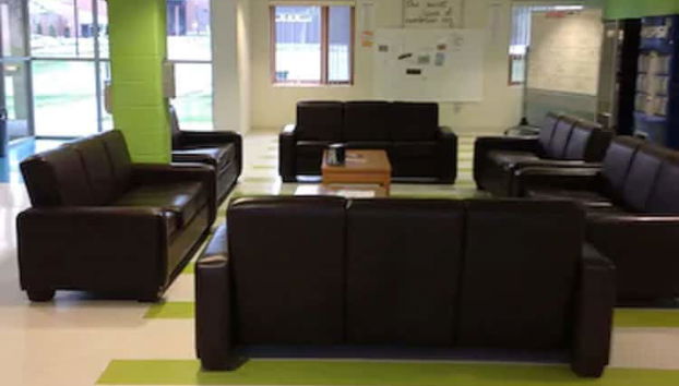 Zona de estar del vestíbulo