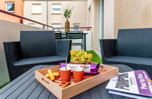 Terracotta, chaleureux appartement calme pour 2 personnes, avec Parking privé, idéal séjour business - Foto 15