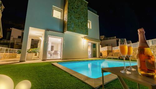 Villa Rosa-Soleada Villa Privada con Piscina Climatizada & WIFI en Tauro-Mogán - Foto 5, sunbed