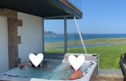 Villa l'hermine Vue mer exceptionnelle, prestation luxe contemporaine avec cinema et spa, borne voit électrique - Foto 43