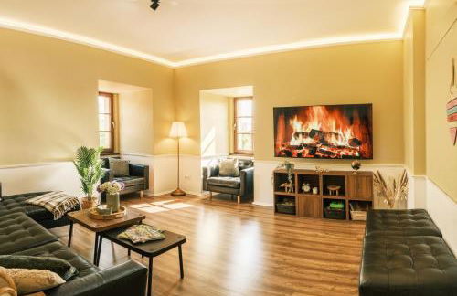 Rhein Haven Appartment für bis zu 12 Gäste im historischen Bahnhofsgebäude - Foto 1