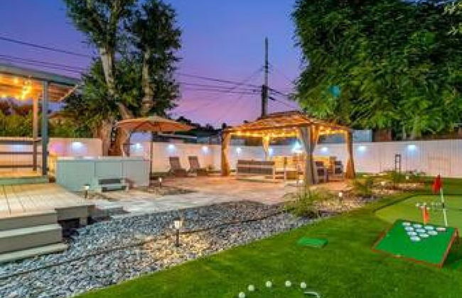 Family Fun Backyard Oasis Hot Tub Games BBQ - Foto 3