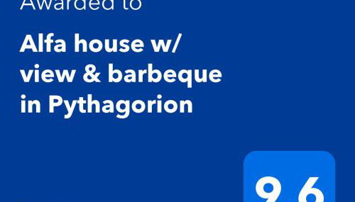 Alfa house w/ view & barbeque in Pythagorion - Foto 2