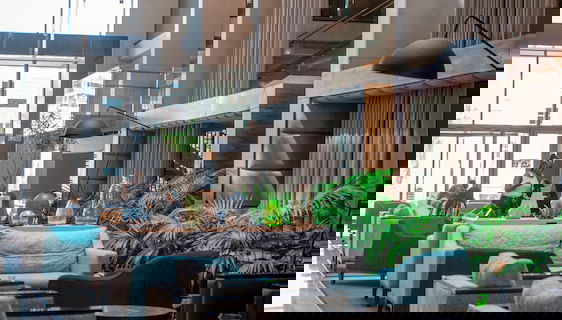 Zona de estar del vestíbulo