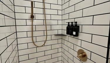 Boho Bliss Downtown Apartment in Historic Pilot Mountain - Foto 3, Shower