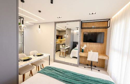 Estúdio Moderno no City House - Área de lazer com vista 360º e Piscina - Foto 73