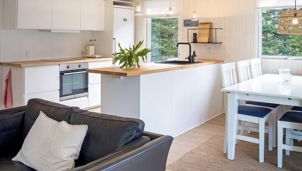 6 Person Holiday Home in Thyholm - Foto 5, Cocina privada