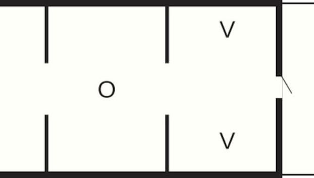 4 Person Holiday Home in Hasle - Foto 3, Plano