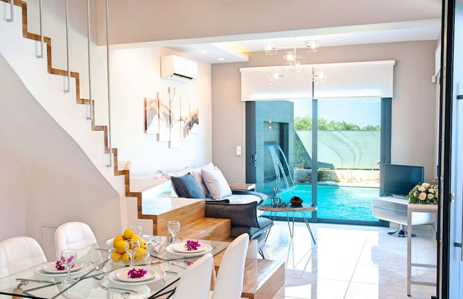 2 New Villas Next Each Other, Pool, Rent Separately or Together at Kournas Lake - Foto 35