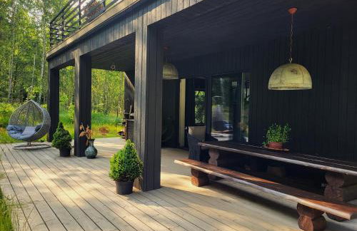 Brzozowa skarpa - dom nad jeziorem przy Suntago - Foto 4