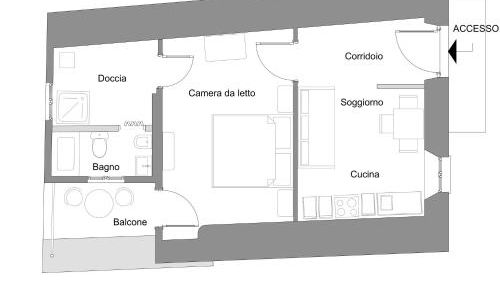 Apartment La Bigatera - Foto 2, Shower