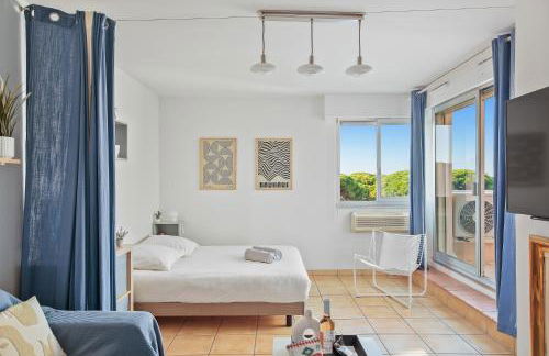 Piscine & Soleil à Hyères - T3 spacieux avec Clim & Extérieurs - Foto 23