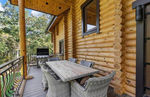 Log House Chalet, Volleyball field, Sauna, Hot Tub - Foto 60