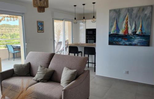 Dormir en Corse du Sud T3 4 pers Vue Mer, Plage à pied - Foto 7