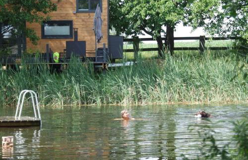 TinyHousebeiDresden in absoluter Alleinlage direkt am Naturteich große Terrasse Grill und Kaminofen Juni - September Mindestmietzeit 1 Woche Sa- Sa - Foto 9