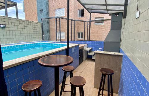 Cobertura Piscina Privativa frente e Vista Mar Centro Mongaguá - Photo 25