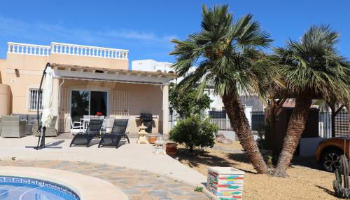 Chalet Athos, Ferienwohnung mit Pool,Dachterasse, Meer und Bergblick in San Juan de los Terreros - Foto 4, Garden view