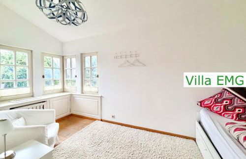 Villa EMG Ferienhaus in Alleinlage mit Privatsee Jacuzzi und Sauna für bis zu 22 Personen bei Osnabrück - Foto 68