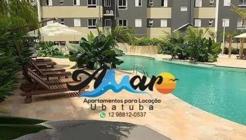 Jardim das Palmeiras II Home Resort JP2 Ubatuba - Apartamento com 2 Dorms, 1 Suíte, Condomínio com Piscina Adulto e Infantil, Jacuzzi Aquecida,Sauna, Churrasqueira, Academia, Salão de Jogos e Playground - Foto 1