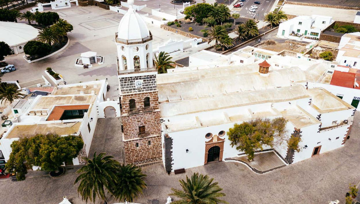 Vue aérienne de Teguise