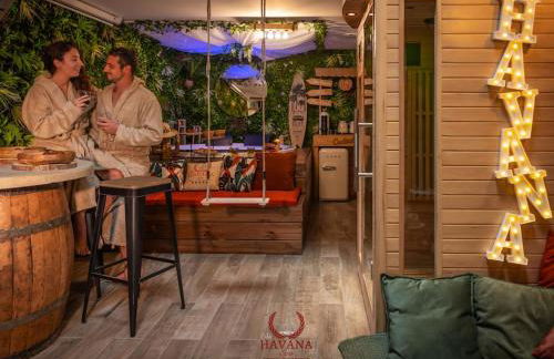 Loft "Havana Spa" Cuba Jacuzzi Sauna Bar à cocktails - Foto 33