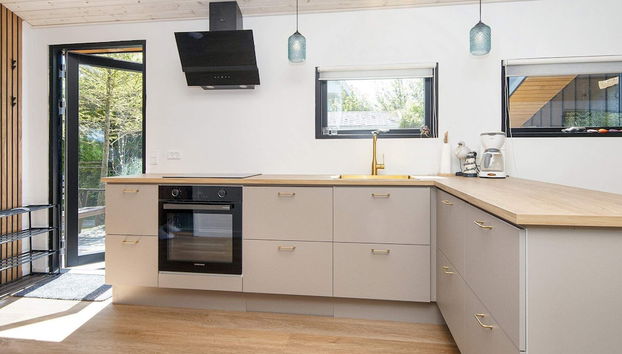 6 Person Holiday Home in Glesborg - Foto 5, Cocina privada