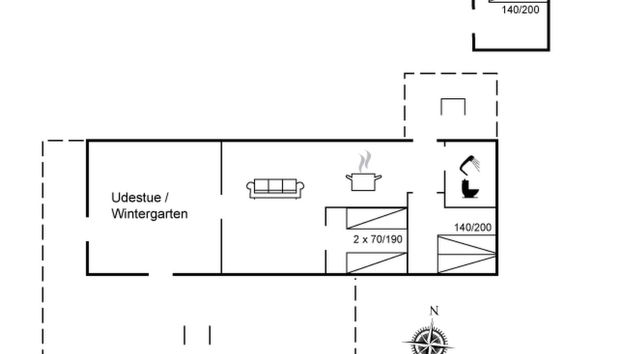 "Jytte" - 1.2km from the sea - Photo 2, Floorplan