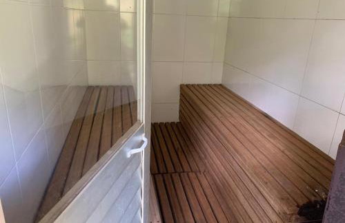 Sítio Recanto dos Lagos piscina sauna e churrasqueira - Foto 30