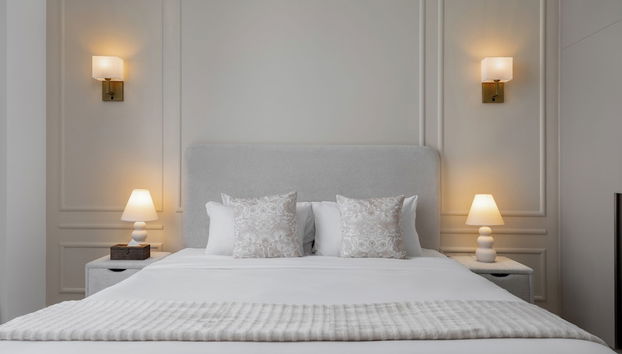 Maison Privee Sky-High Elegance w/ Unrivaled Burj Khalifa Views - Foto 5, Habitación