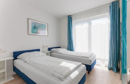 Modernes Apartment mit Terrasse & Garten, Parkplatz & 24h Self-Check-in - Foto 15