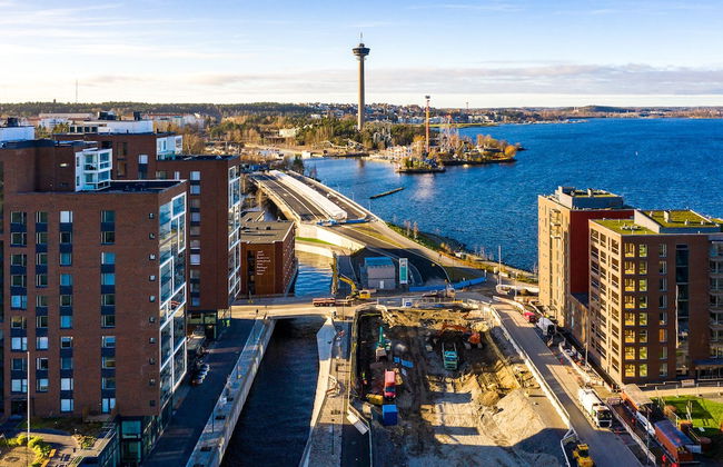 New 1BR Apt with Sauna, Balcony and 11th Floor Views - Foto 15