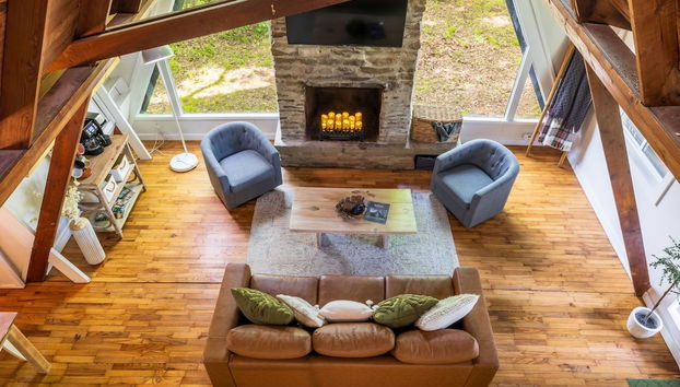 Lake View Hot Tub Modern A-frame - Foto 2, Habitación