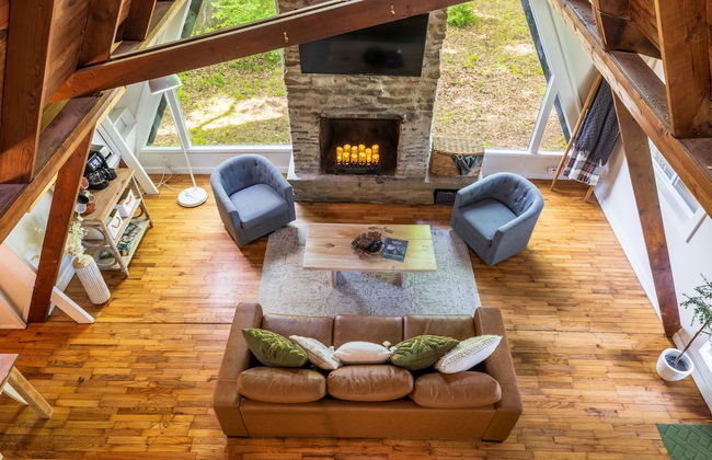 Lake View Hot Tub Modern A-frame - Foto 2