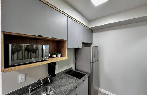 Studio com piscina a 1 minuto a pé do Metrô Brooklin - Foto 5