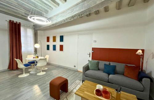 Henri en scène - Charme & Confort en Hypercentre Chartres - Au pied de la Cathédrale - Foto 9