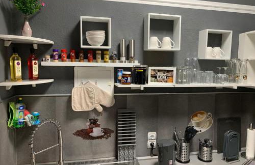 Best-Preis FEWO Rathausblick 2 - Zentrale Lage in Wittenberge - 2 Personen - Einzelzimmer - Vollausstattung - WLAN / Prime & Self-Check-In - Foto 17