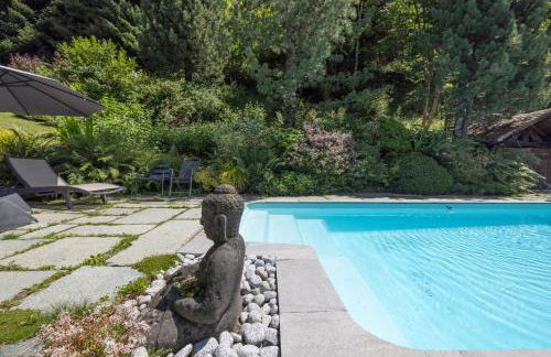 Chalet authentique luxe piscine - Foto 35