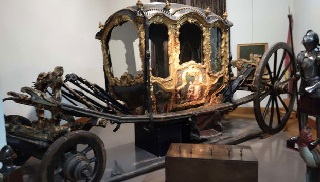 El interior del palacio del Marqués de Huarte