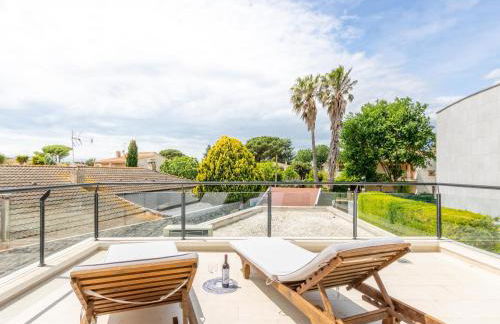 Casa moderna con piscina, Wi-Fi, AA, barbacoa y parking en Sant Pere Pescador - ES-89-73 - Foto 7