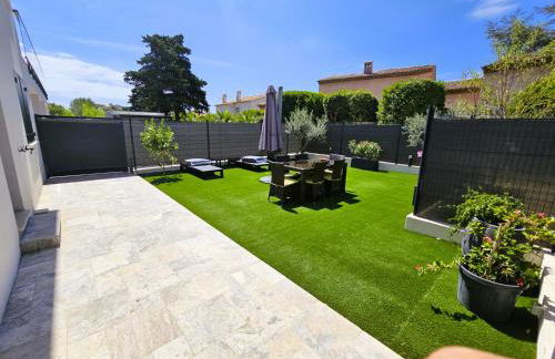 ETOILE DU BERGER Saint Aygulf 3 Villas et 4 appartements jardin individuel et piscine chauffée en saison - la mer et les plages 450 m - Foto 56