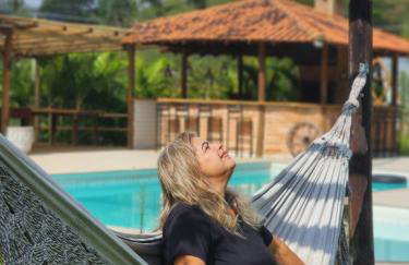 Cabana do lago no Sitio Paraiso Joao de Barro - Foto 43