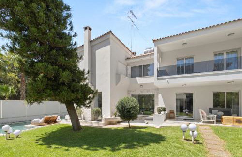 Luxury Villa with Pool, BBQ & Garden in Vouliagmeni - Foto 74