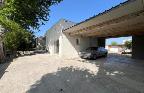 Villa d'architecte avec piscine chauffée, 4 chambres, à 30 mn Gruissan plage - Foto 27