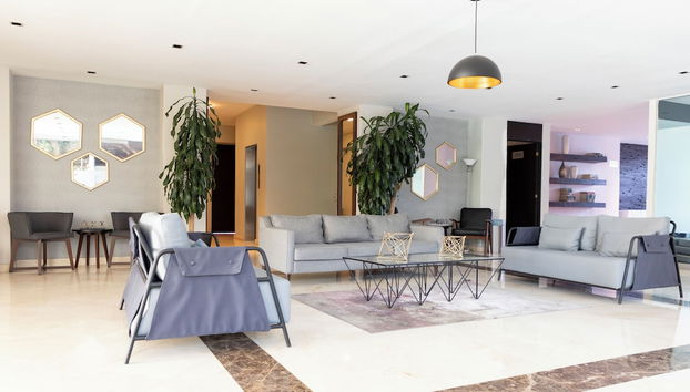 Sitzecke in der Lobby