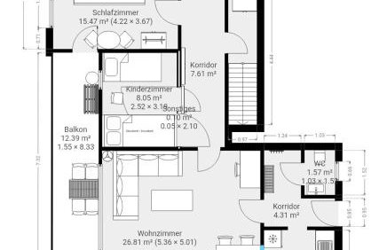 FeWo Armonie im Allgäu - Tischfußball & Dart, großer Südbalkon, gratis Erlebnisse mit Königscard - Foto 42