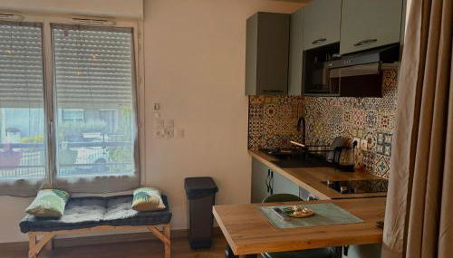 T1 cosy tout équipé, proche Airbus aéroport - Foto 4, stove, pet friendly