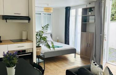 Studio calme avec cour privative Parking Jacuzzi option - Foto 3