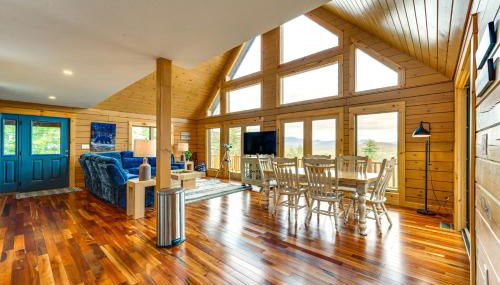 Mtn-View Deck Scenic Conway Log Cabin! - Foto 3