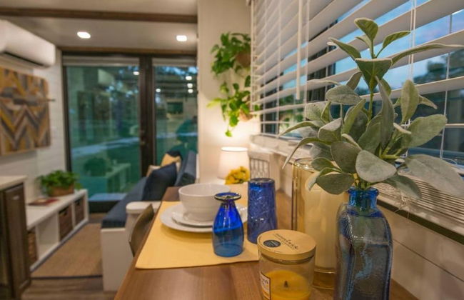 Yellow Blue Elegant Container Tiny House - Foto 14