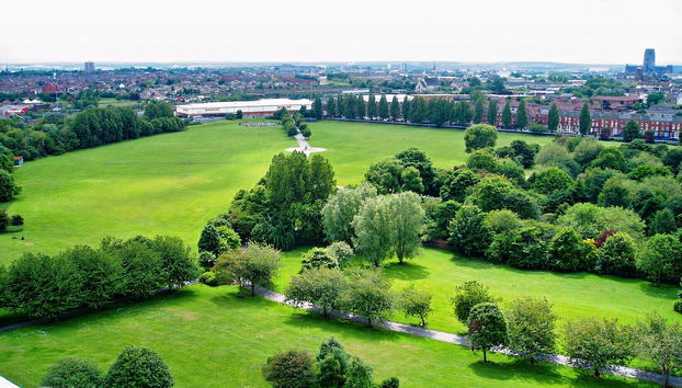 Vistas al campo desde el alojamiento